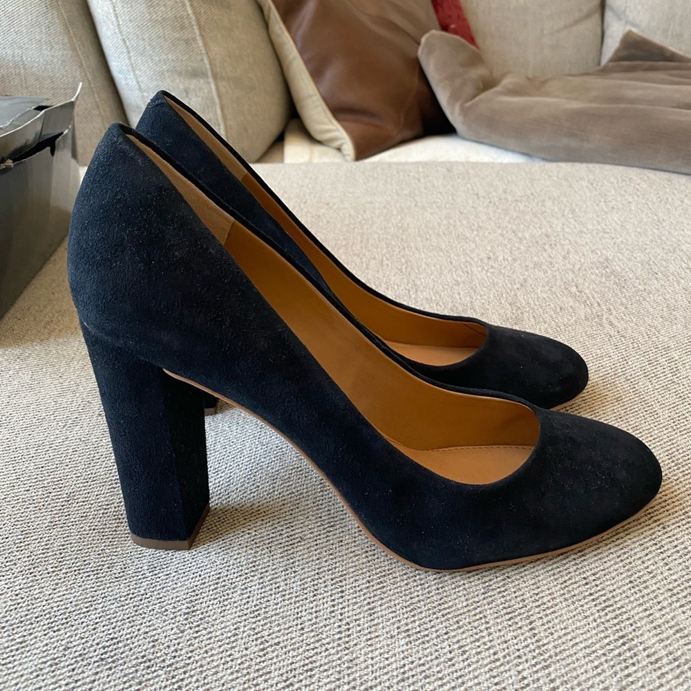 J Crew Black Suede Pumps | Size 11